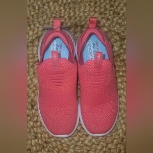Skechers Stretch Fit Girls shoes size 13 Hot Pink Memory Foam